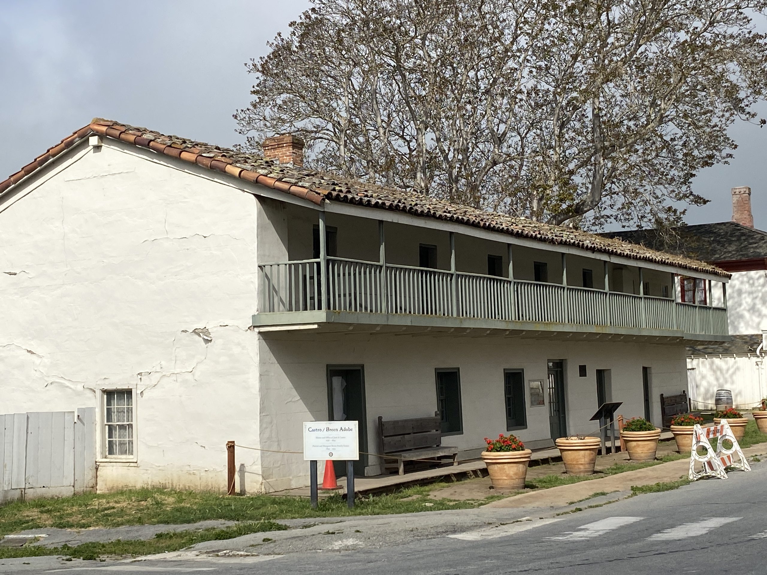 Castro Adobe - built in 1838 by General Jose Castro as his home and headquarters