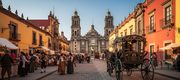 Mexican city in the 1700s